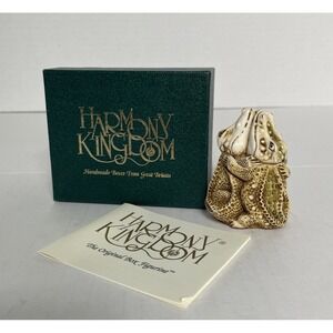 Signed 2X Swamp Song Harmony Kingdom Alligators Treasure Jest 1993